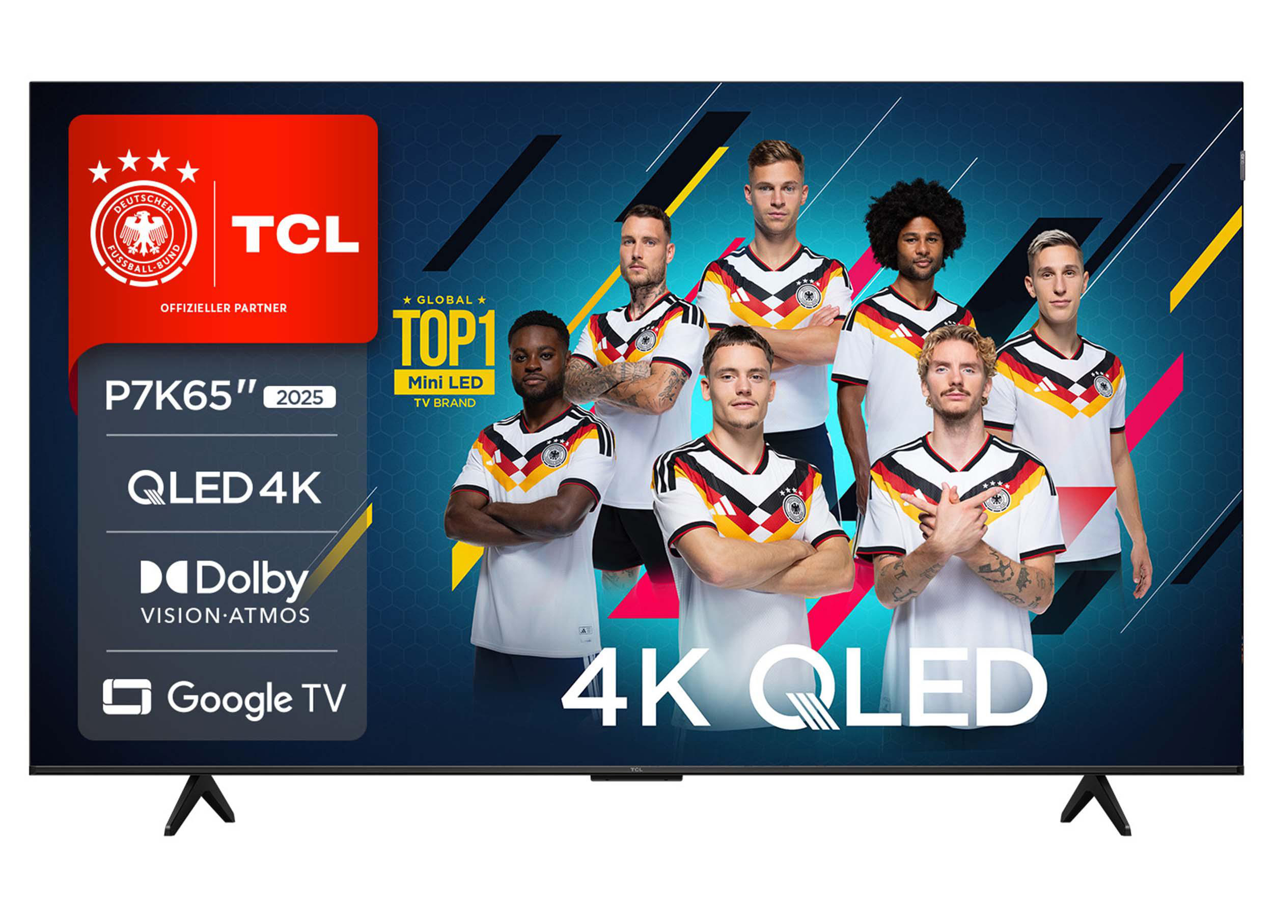 TCL 65P7K QLED Google TV (Flat