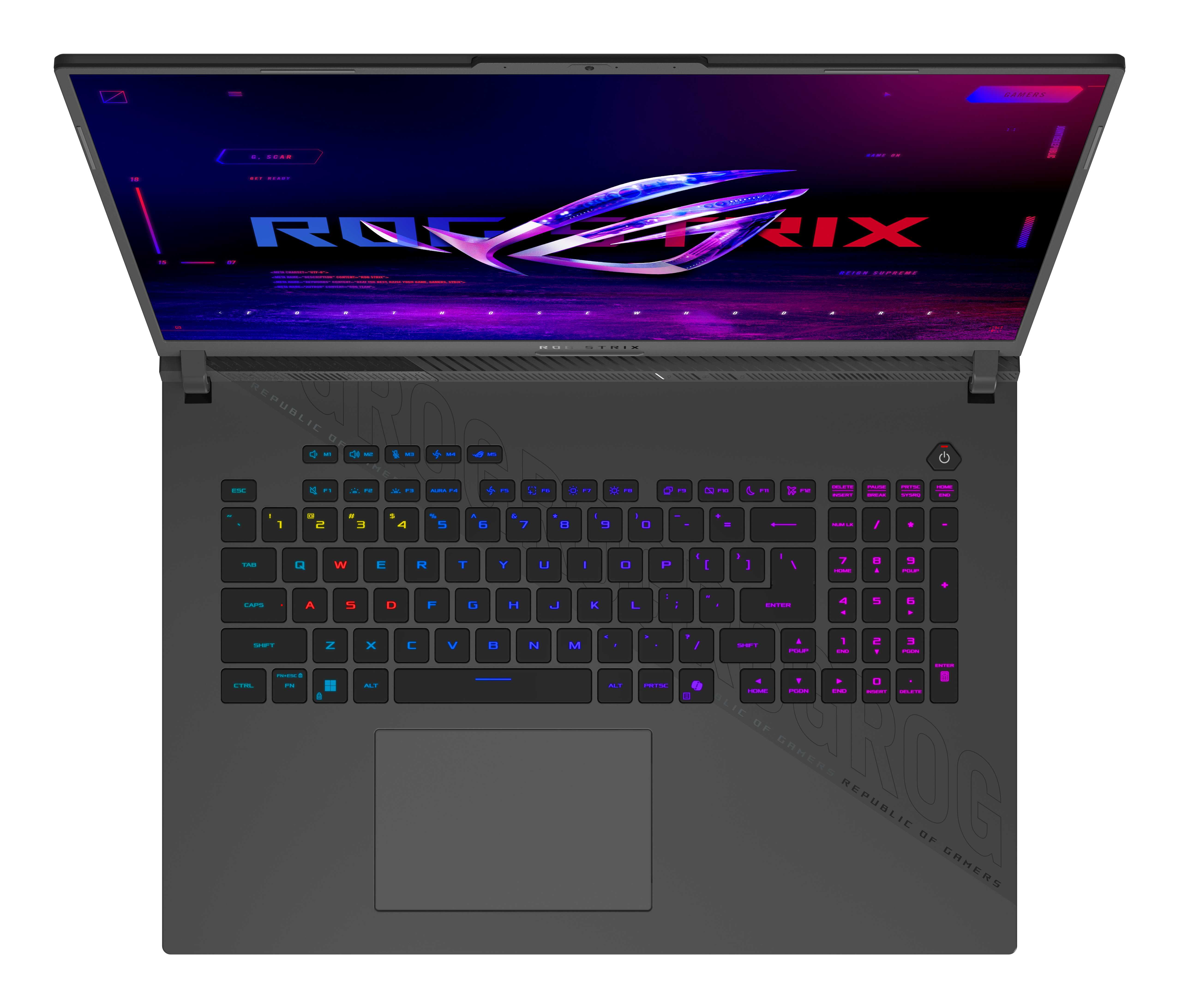 ASUS G814PM-S8023W - 18 Zoll - AMD Ryzen™ 9 8940HX - 32 GB - 1 TB - NVIDIA GeForce RTX™ 5060 - Windows 11 Home – Bild 3