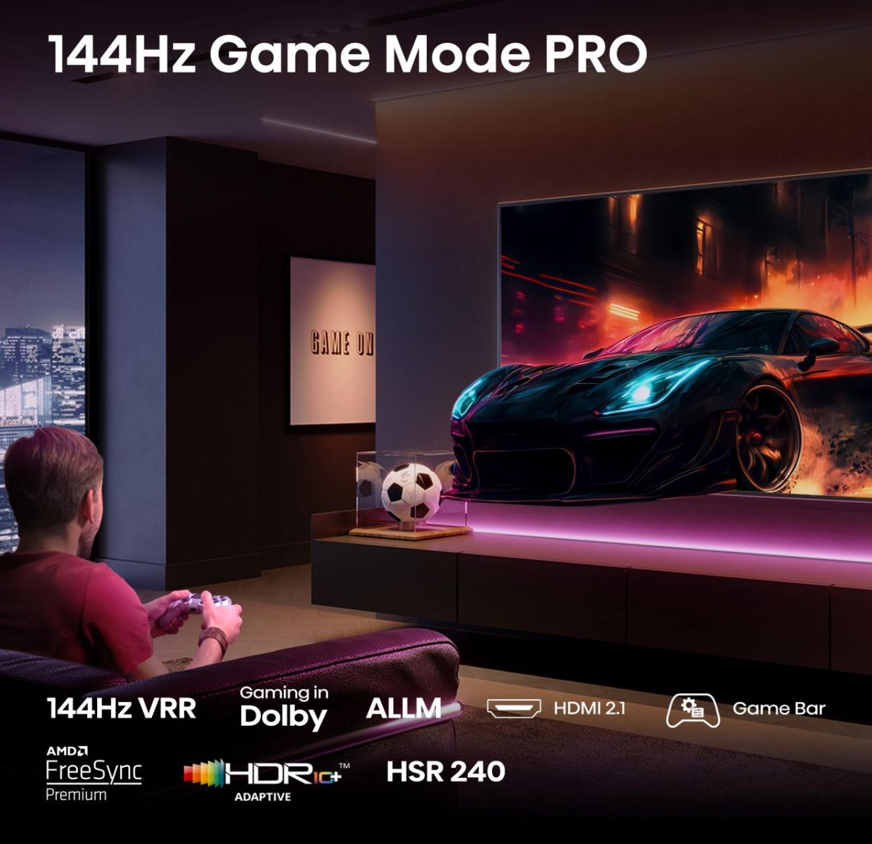 385 Nits QLED TV (Flat
