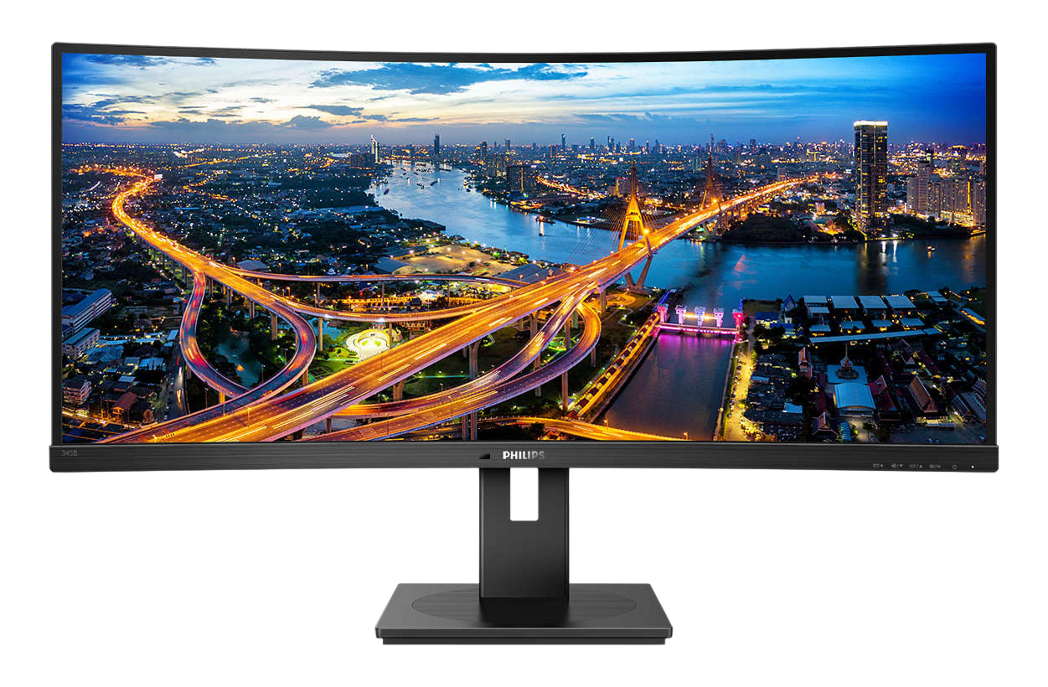 PHILIPS B Line 345B1C 34 Zoll WQHD Monitor (4 ms Reaktionszeit