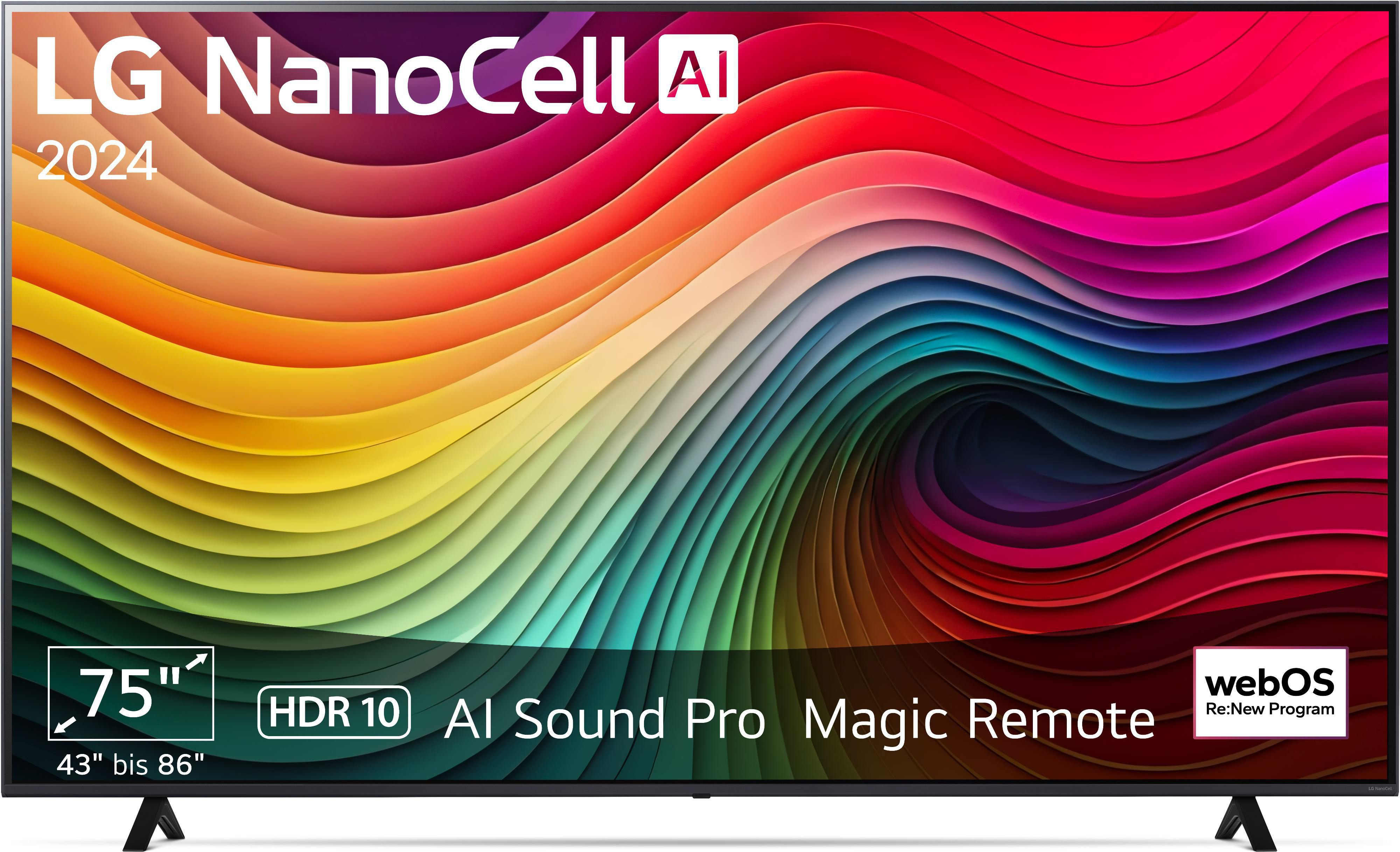 LG 75NANO81T6A NanoCell TV (Flat