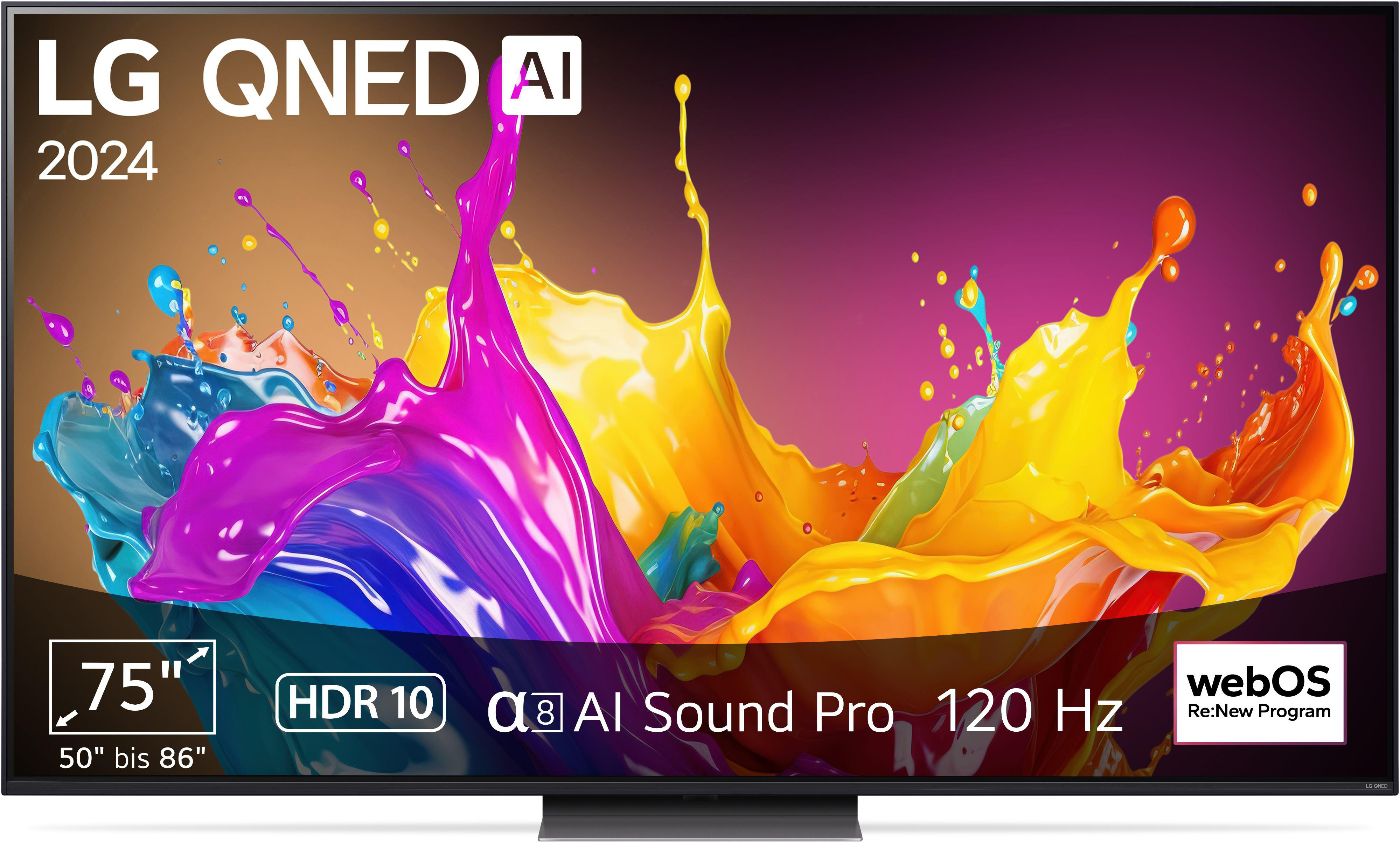 LG 75QNED86T6A QNED TV (Flat