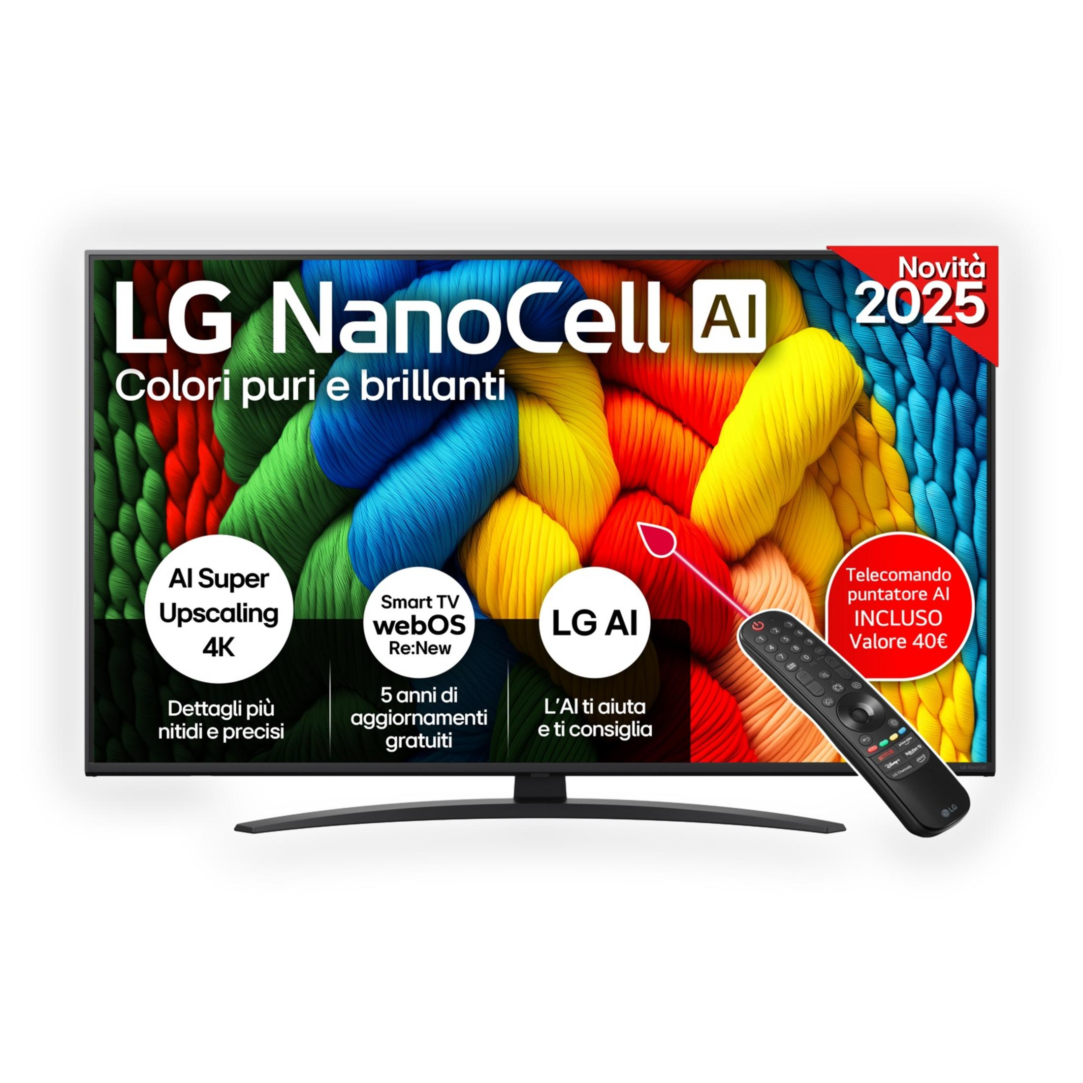 LG NanoCell AI NANO81 50NANO81A6A Fernseher (Flat