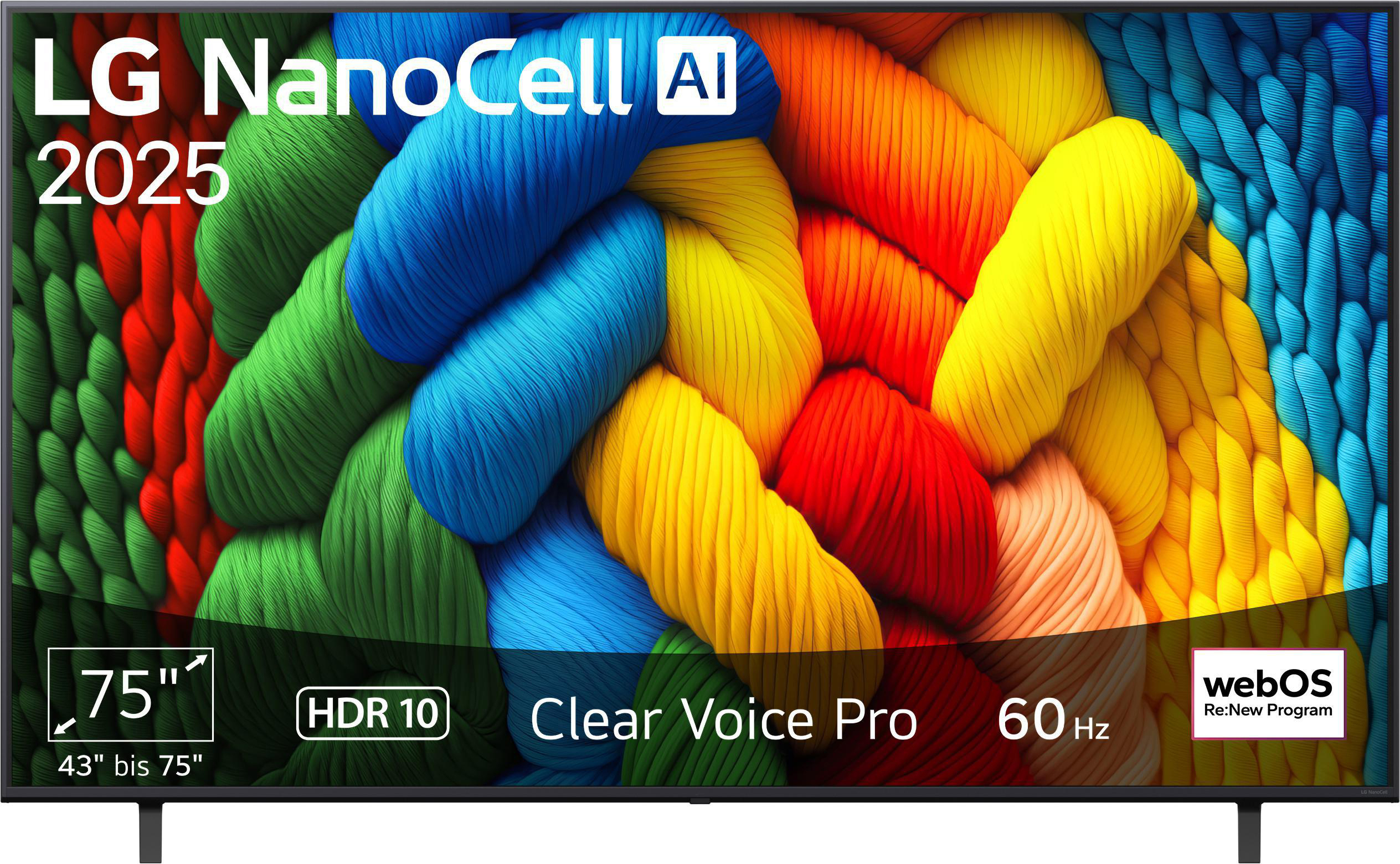 LG NanoCell TV 75NANO80A6B LG NanoCell TV (Flat