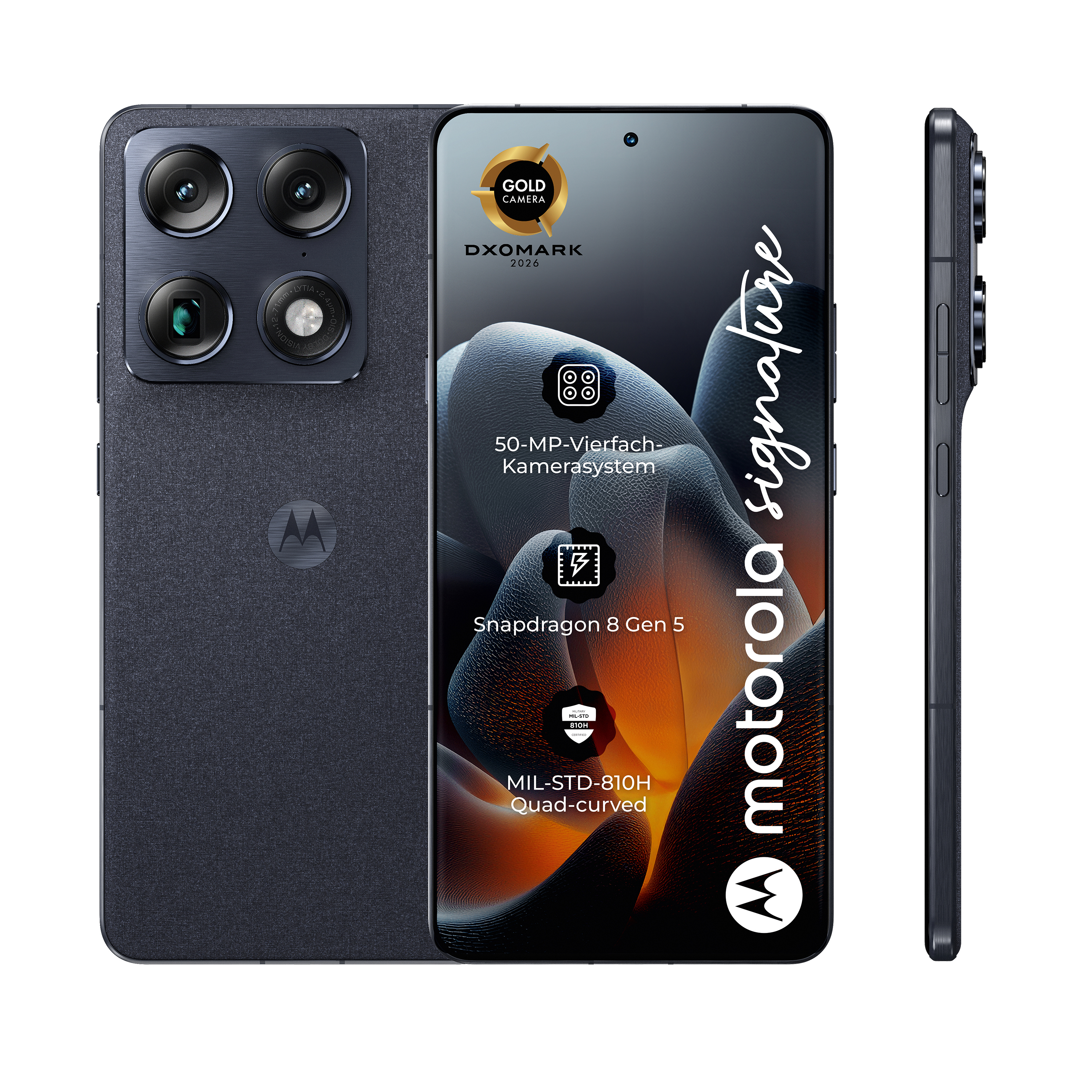 MOTOROLA signature 512 GB Carbon Dual SIM