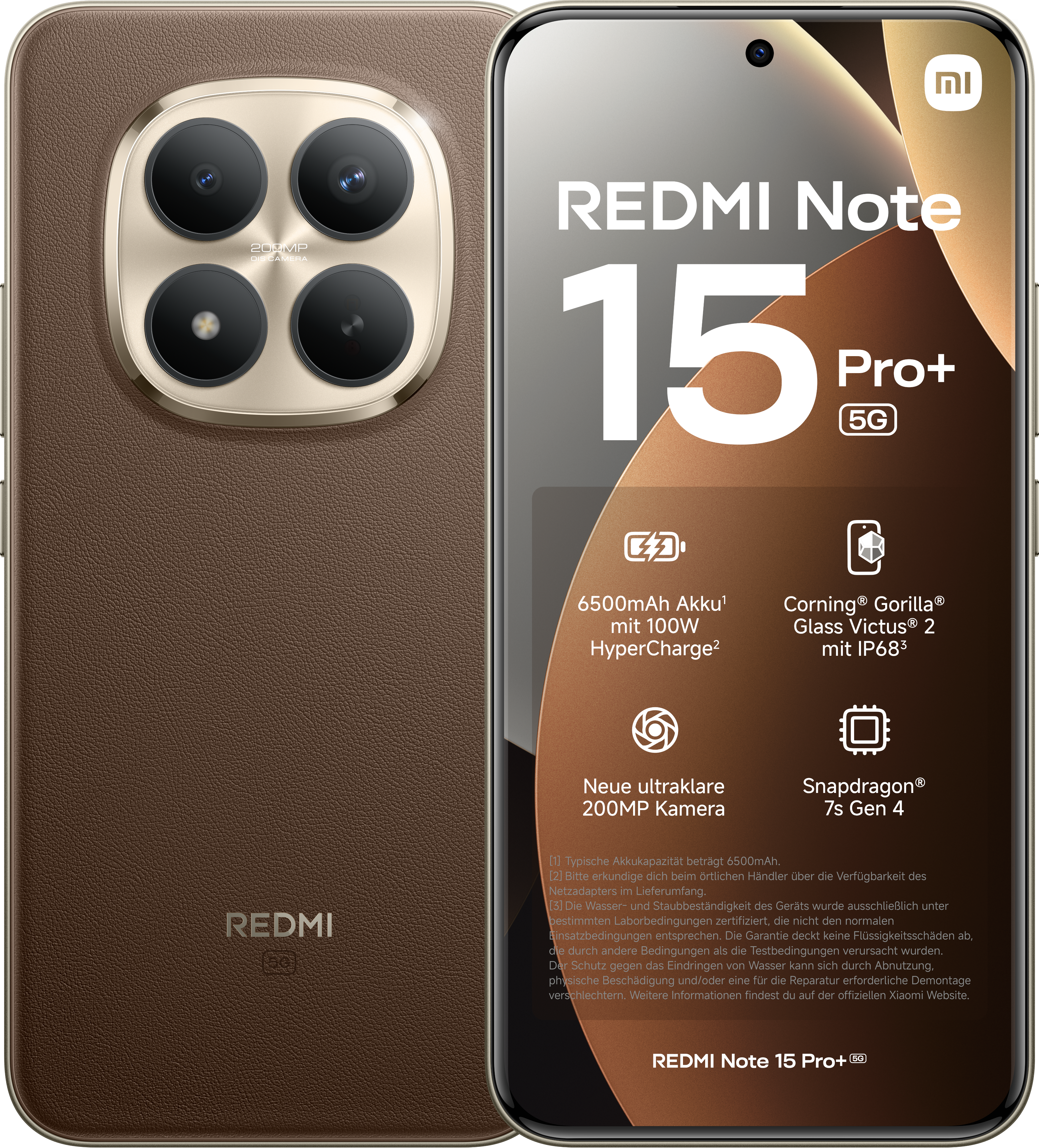 XIAOMI REDMI Note 15 Pro+ 5G 256 GB Mocha Brown Dual SIM