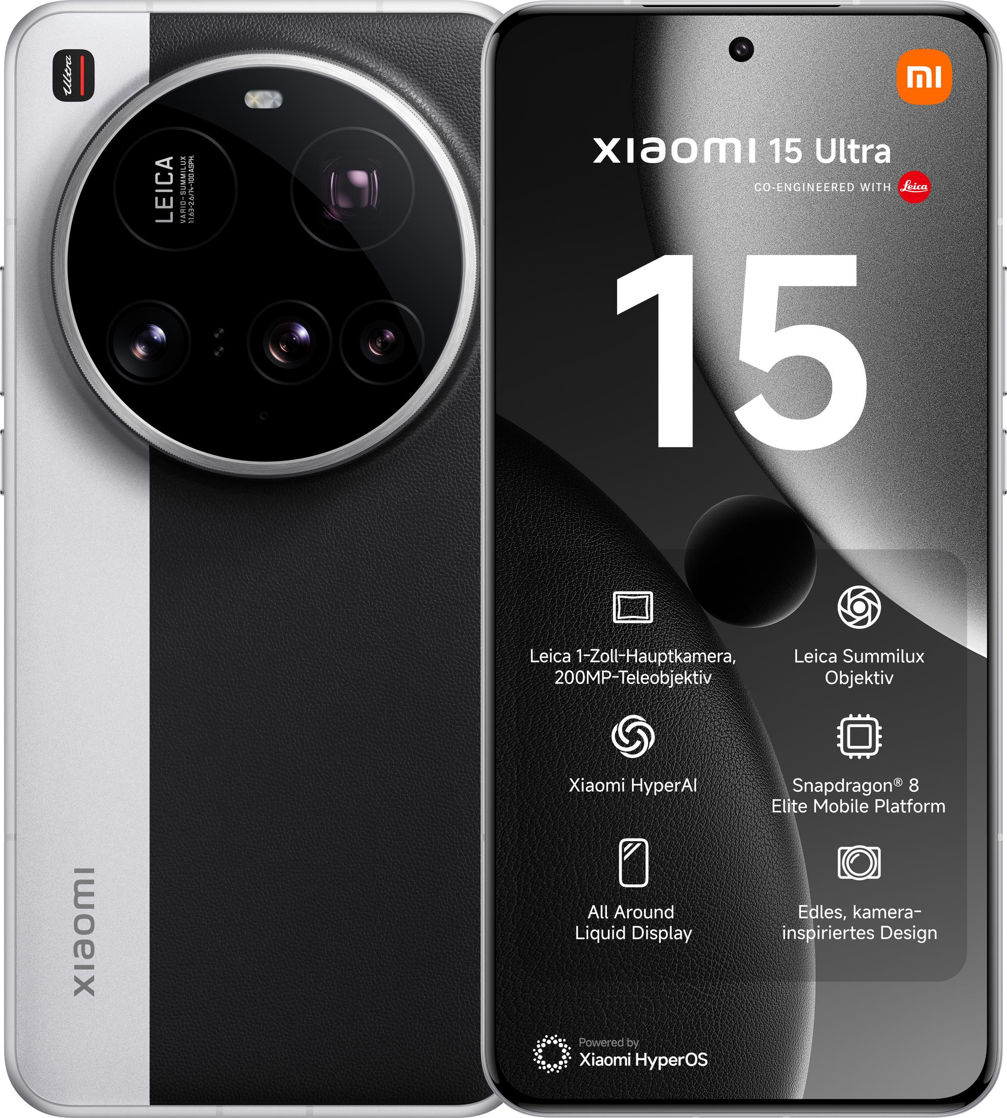 XIAOMI 15 ULTRA 16+512 GB SILVER CHROME 512 GB Silver Chrome Dual SIM