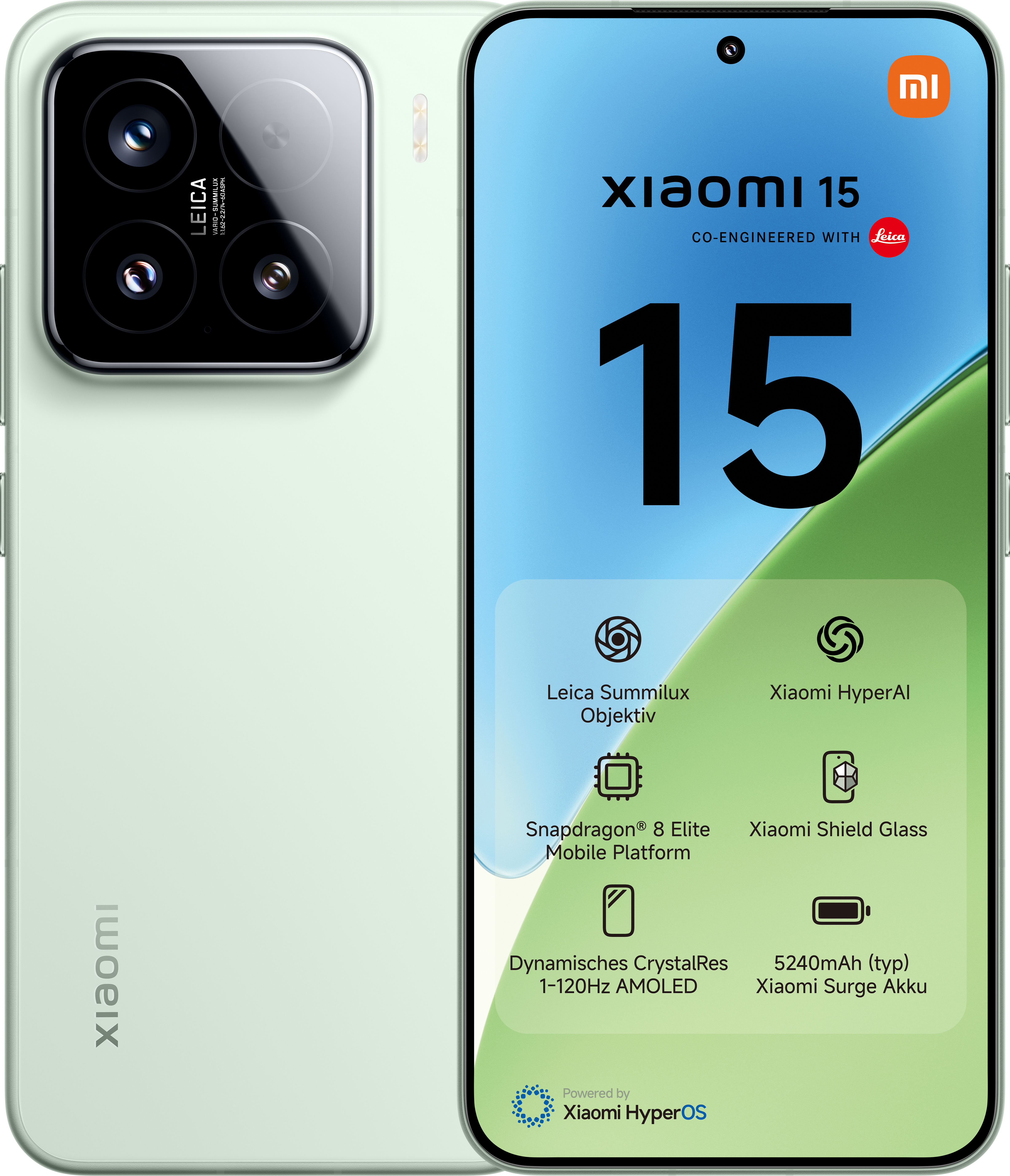 XIAOMI 15  512 GB Green Dual SIM