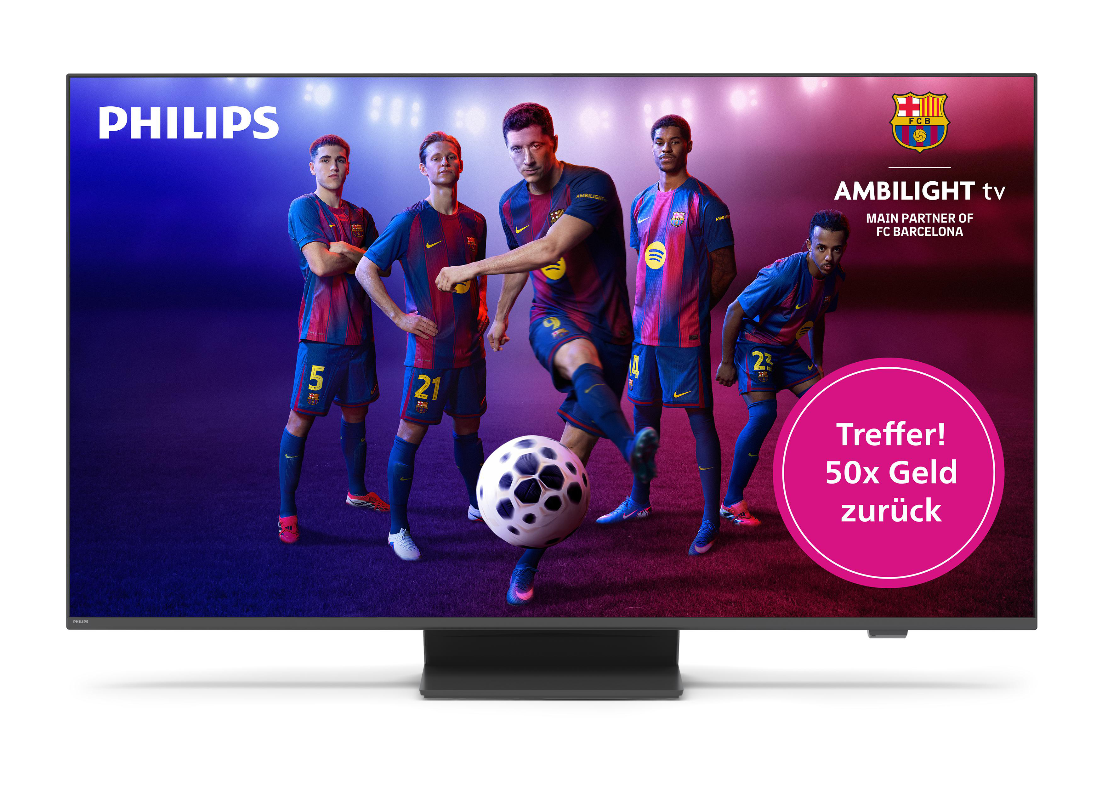 PHILIPS 55PUS8600/12 QLED Ambilight TV (Flat