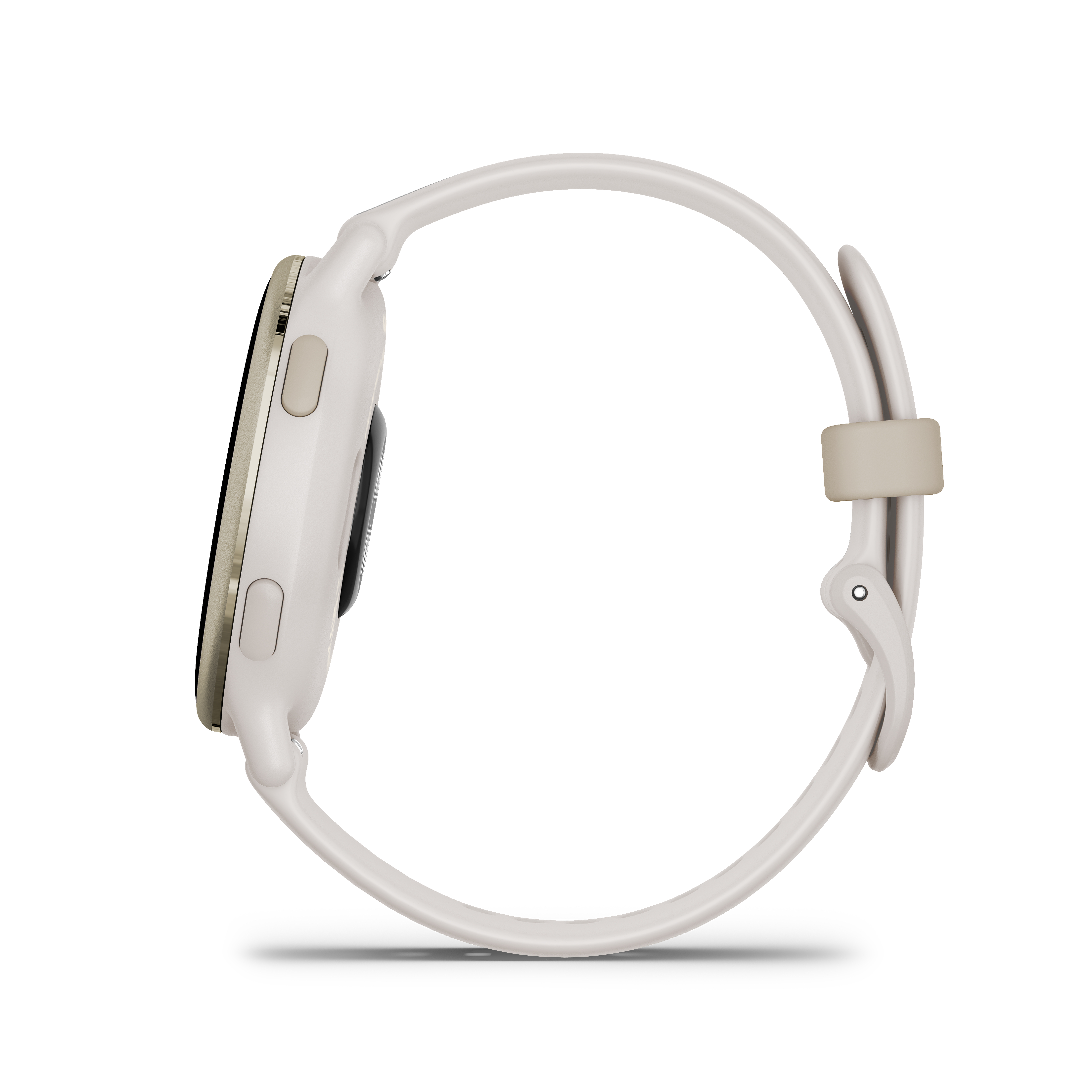 GARMIN VIVOACTIVE® 5 MUSIC Smartwatch faserverstärktes Polymer Silikon, 20mm, Elfenbein/Cremegold – Bild 4
