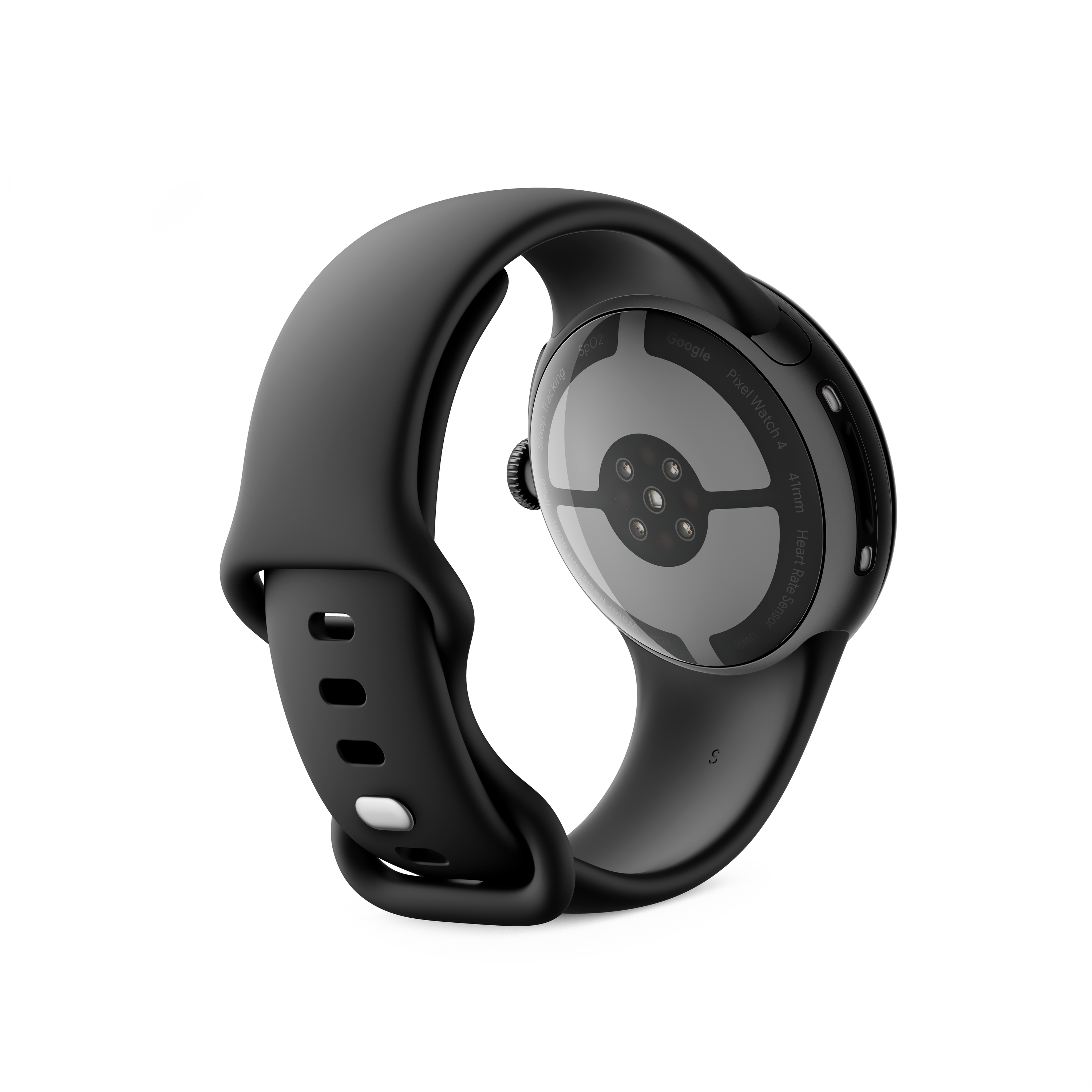 GOOGLE Pixel Watch 4 41 Wi-Fi Smartwatch Fluorelastomer, 130-215, Obsidian – Bild 4