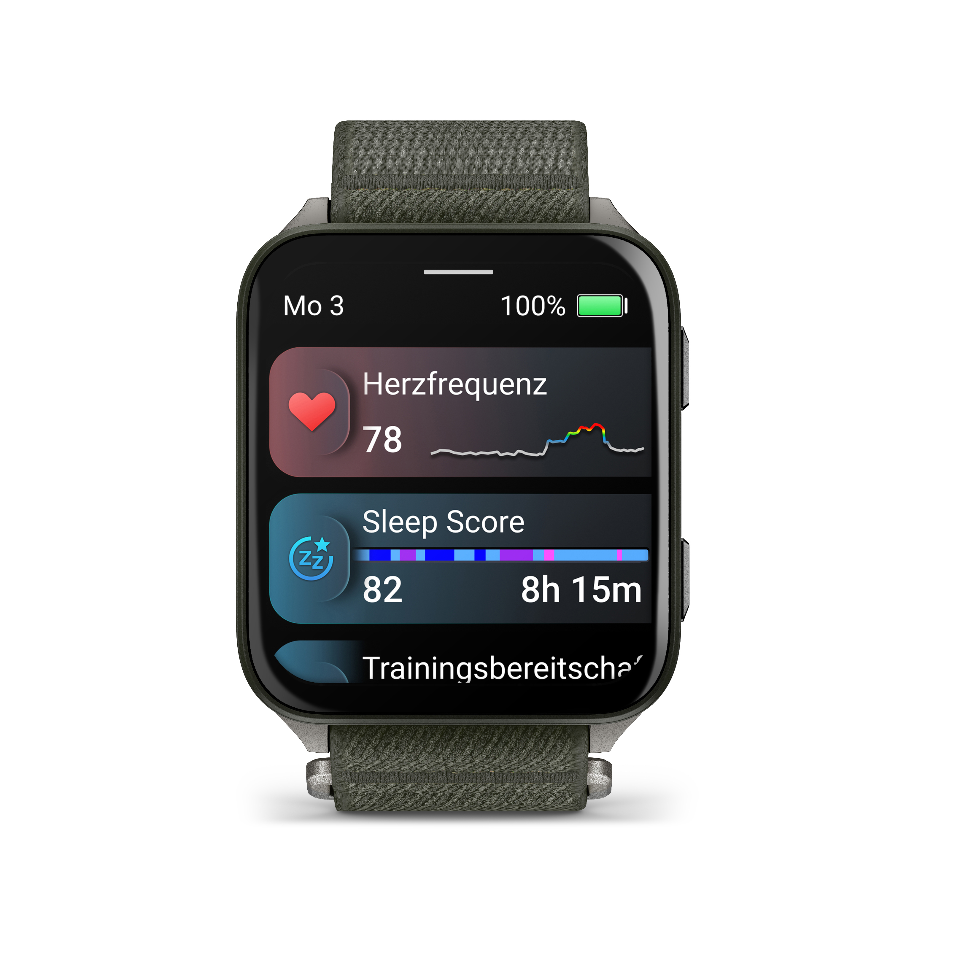GARMIN Venu X1  Smartwatch Faserverstärktes Polymer mit Gehäuserückseite aus Titan Nylon