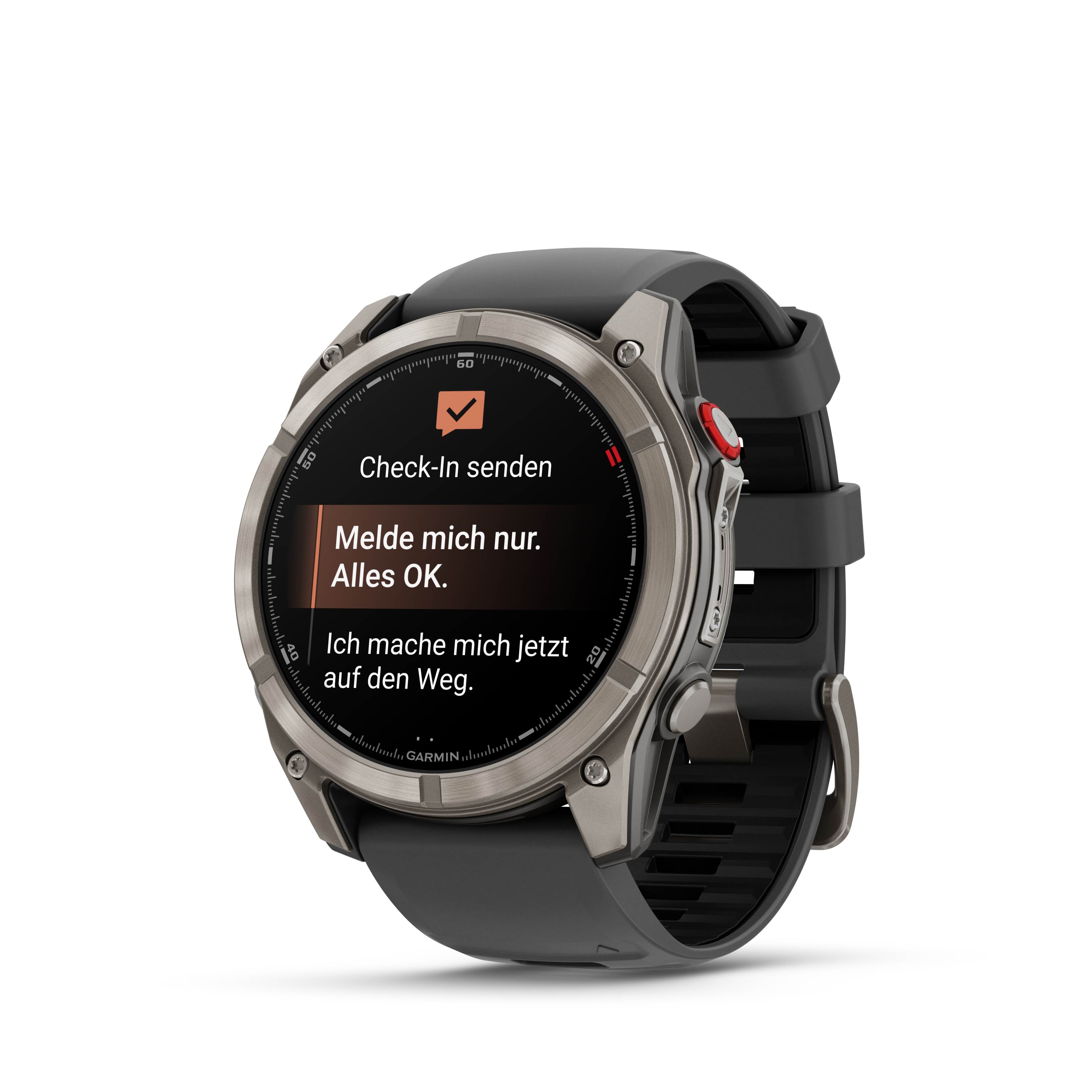 51 mm AMOLED Smartwatch Silikon