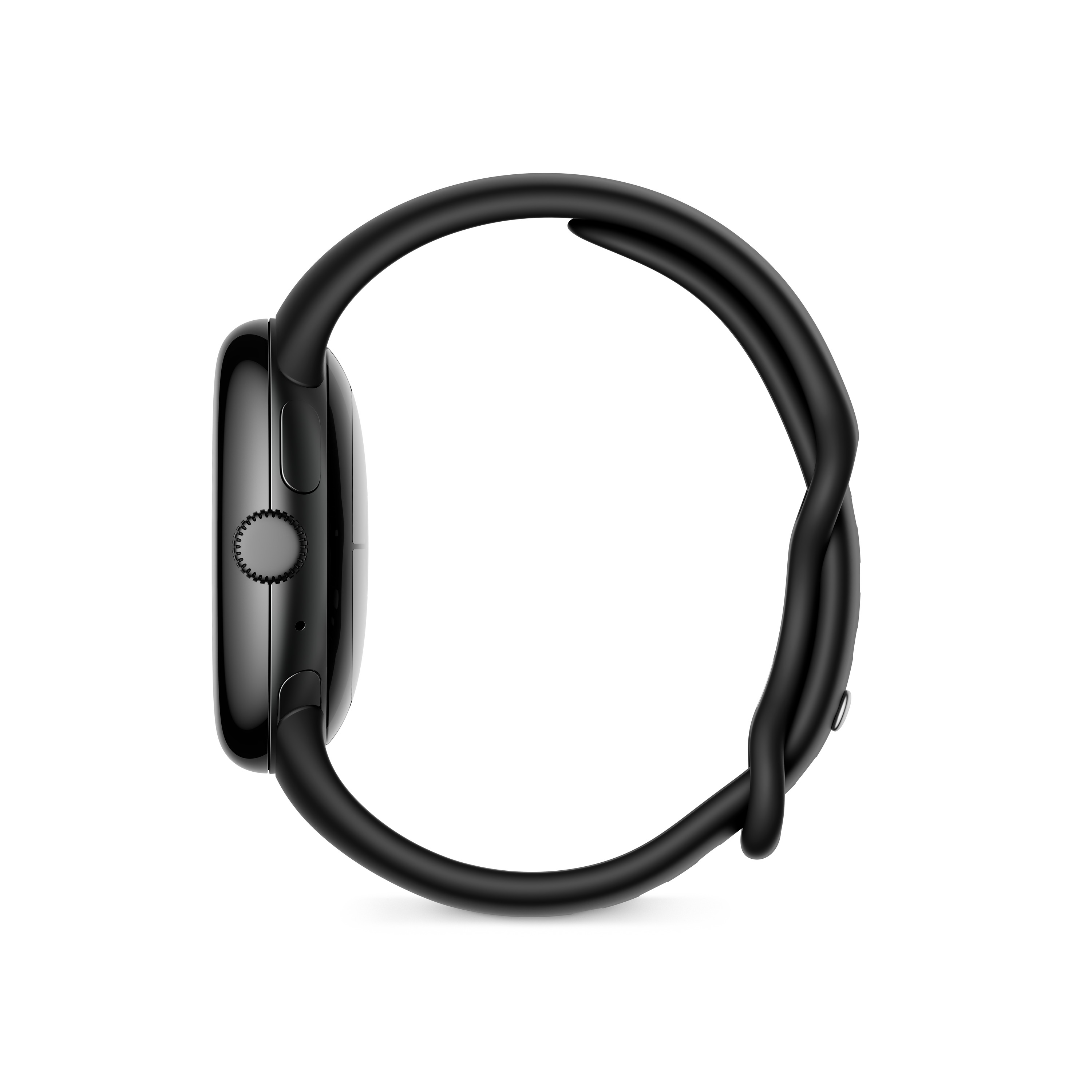 GOOGLE Pixel Watch LTE Smartwatch Edelstahl Fluorkautschuk, 130–210 mm, Matte Black/Obsidian – Bild 4