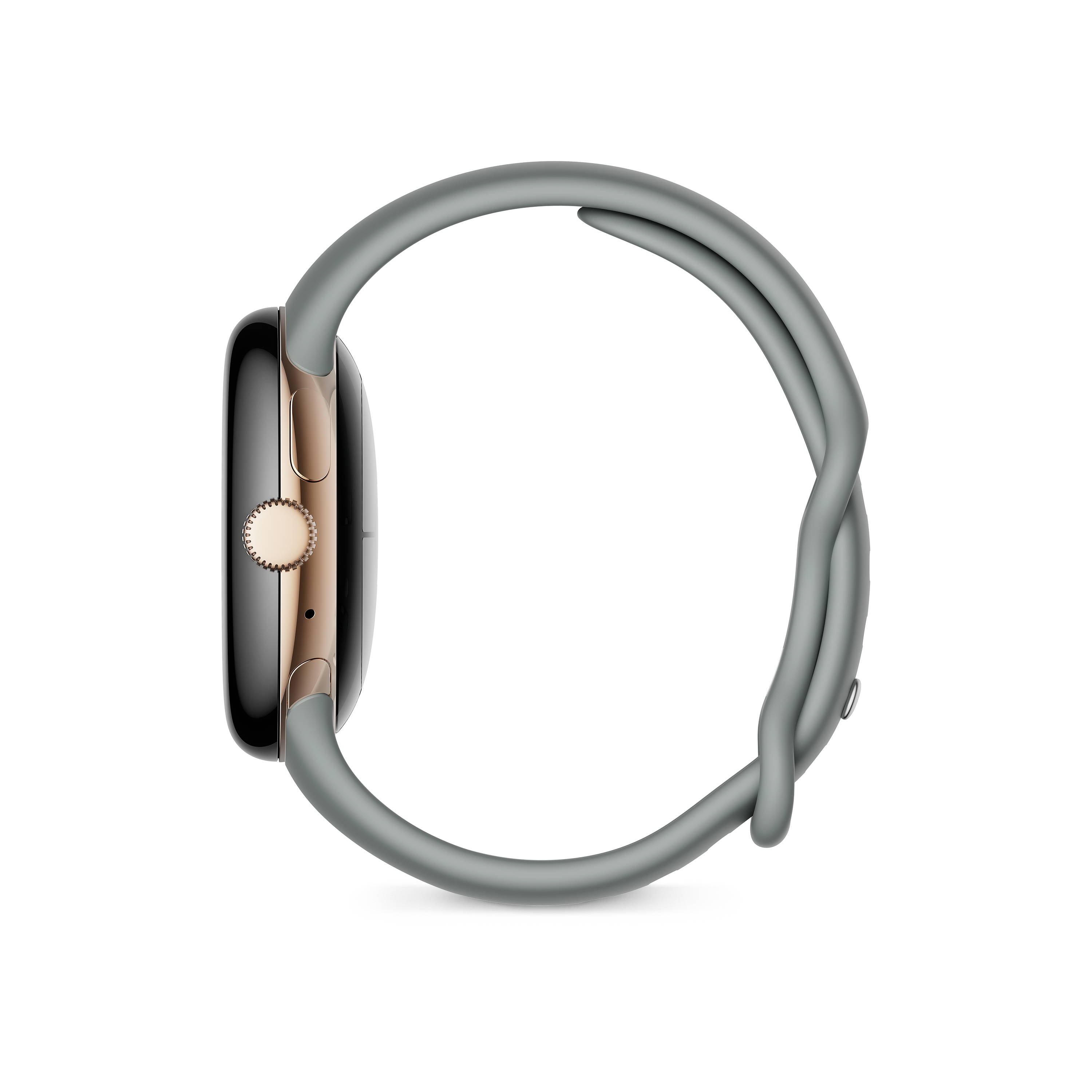 GOOGLE Pixel Watch LTE Smartwatch Edelstahl Fluorkautschuk, 130–210 mm, Champagne Gold/Hazel – Bild 5