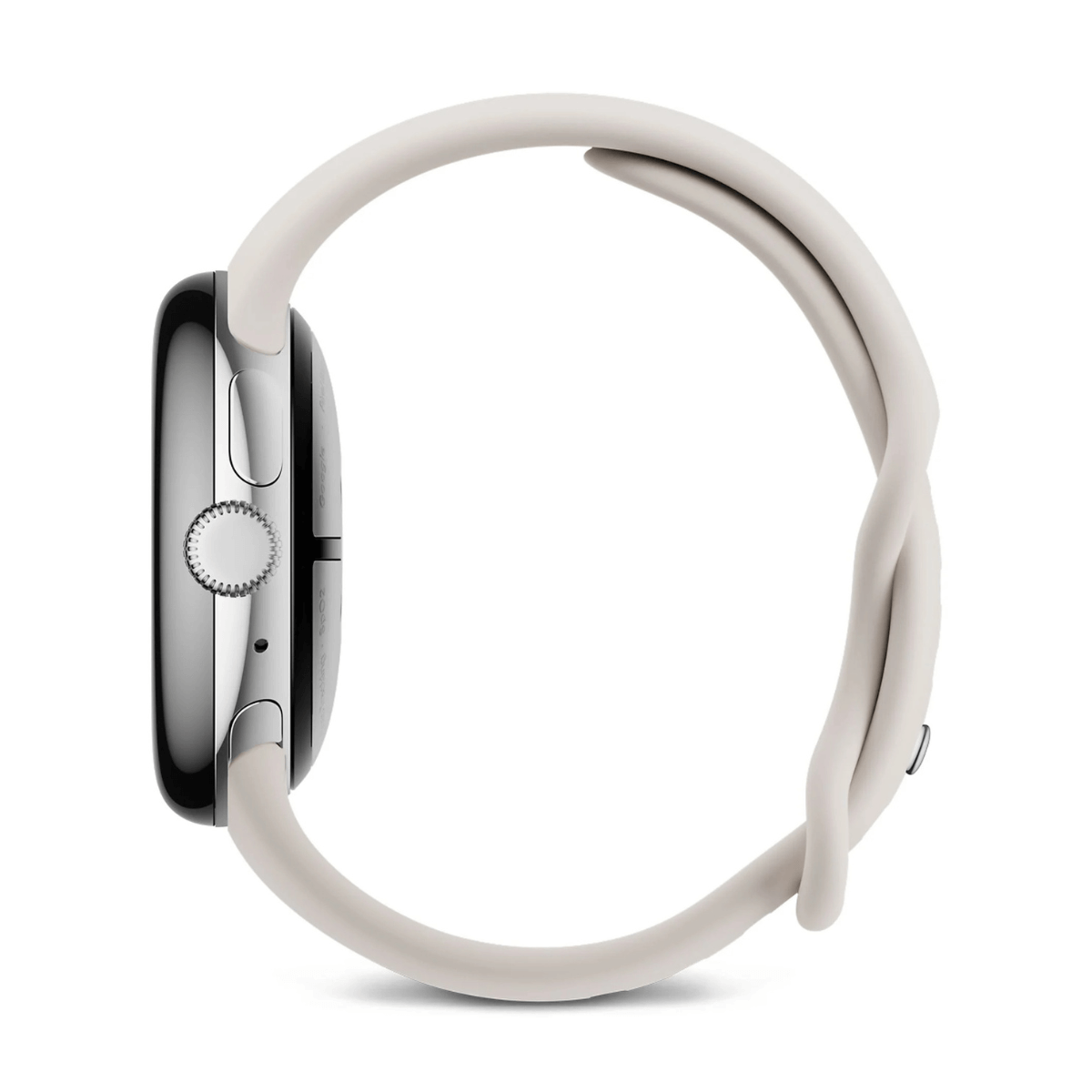GOOGLE PIXEL WATCH 3 45MM/LTE/SILVER/PORCELAIN Smartwatch Aluminium Fluorelastomer, 150–185 mm, 165–215 mm, Porcelain – Bild 5
