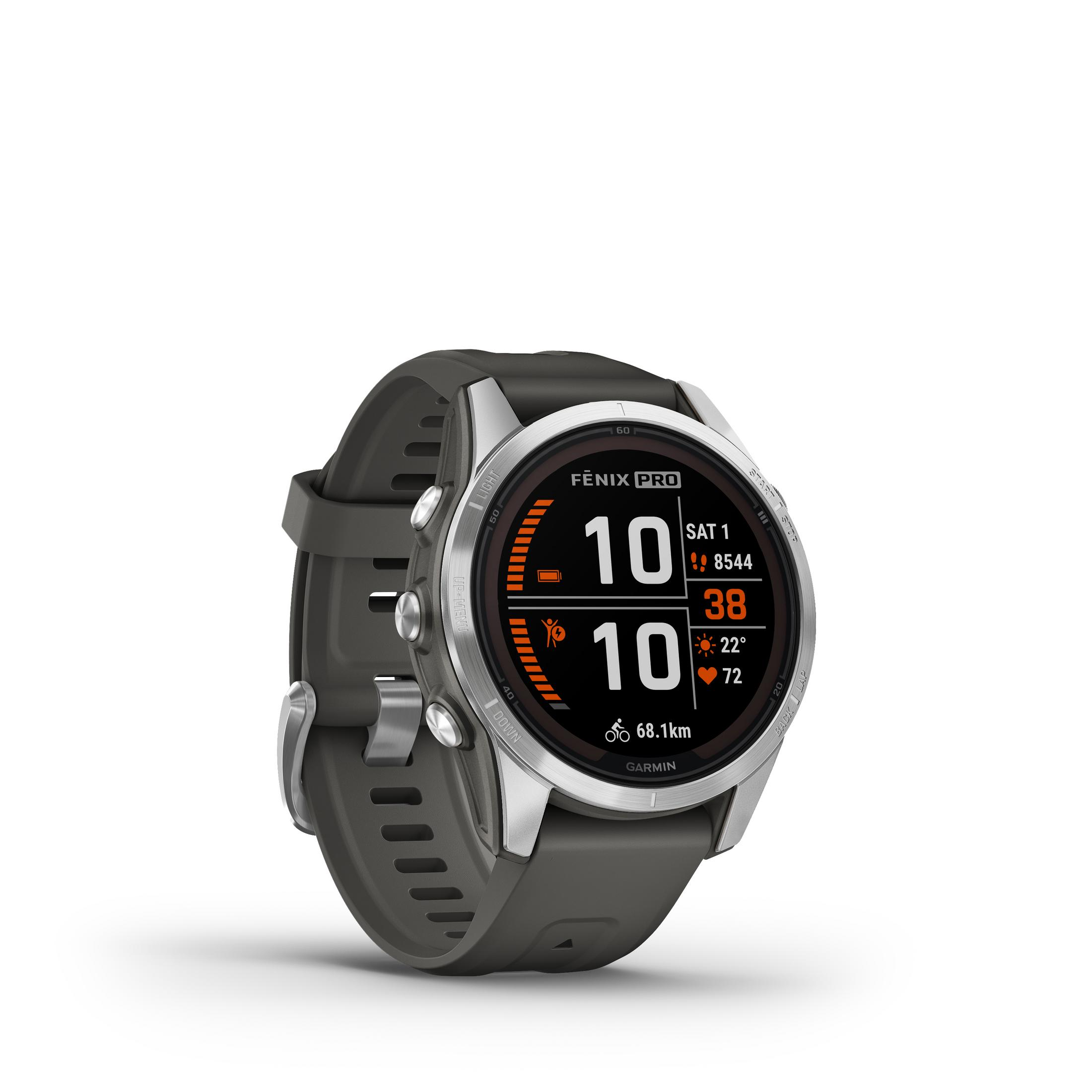 GARMIN FENIX 7S PRO - SOLAR GRAPHIT/EDELSTAHL