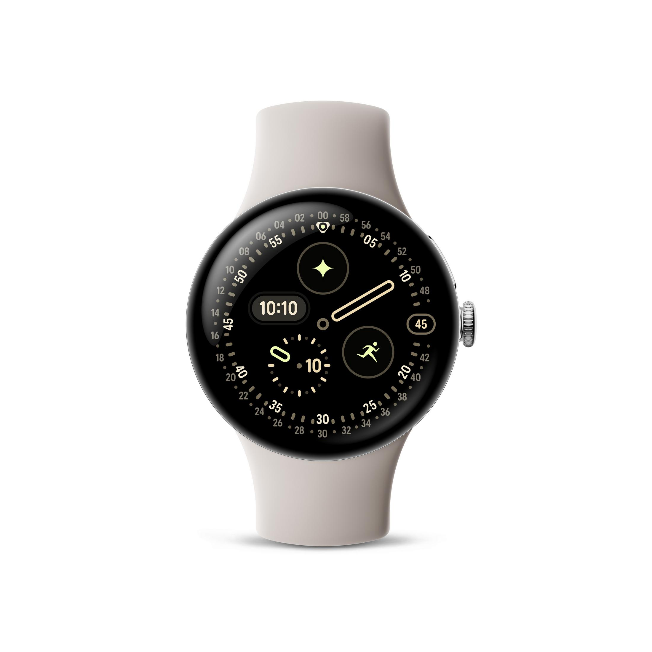 GOOGLE Pixel Watch 4 Smartwatch Aluminium Fluorelastomer