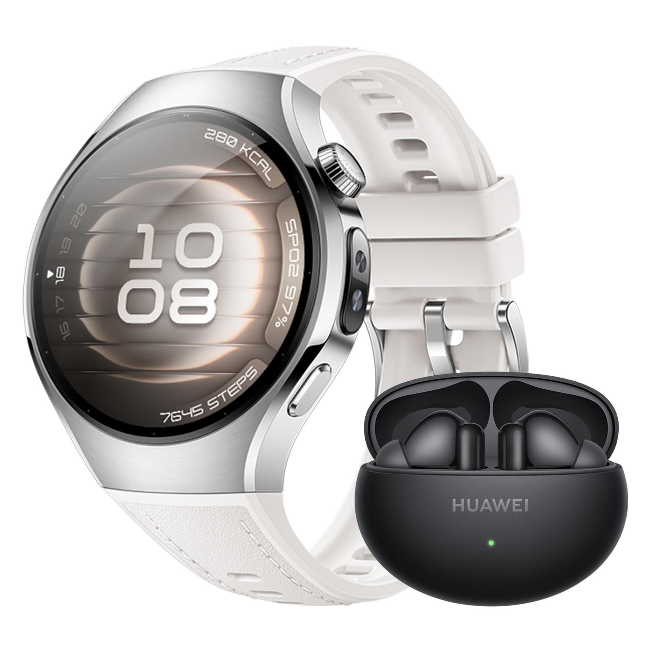 HUAWEI WATCH 5 WHITE (SOC-L19L) + FREEBUDS 6I BLACK Smartwatch Komposite
