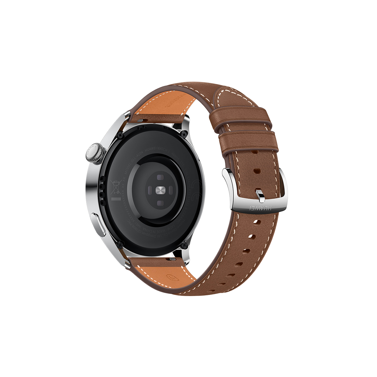 HUAWEI Watch 3 46mm brown Smart Watch Edelstahl Leder, 140-210 mm, Edelstahl – Bild 4